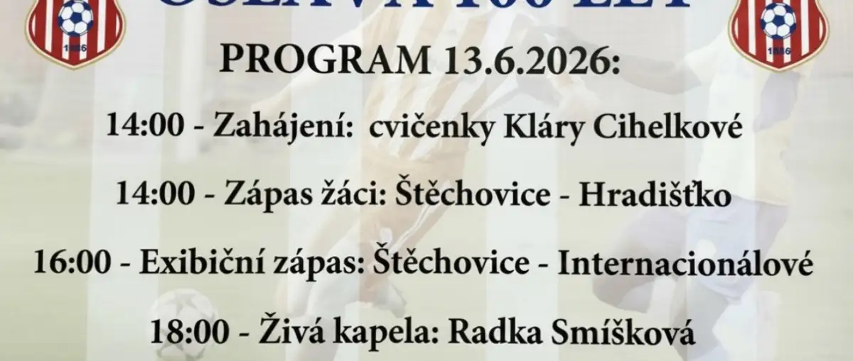 Oslava 100 let Štěchovic.