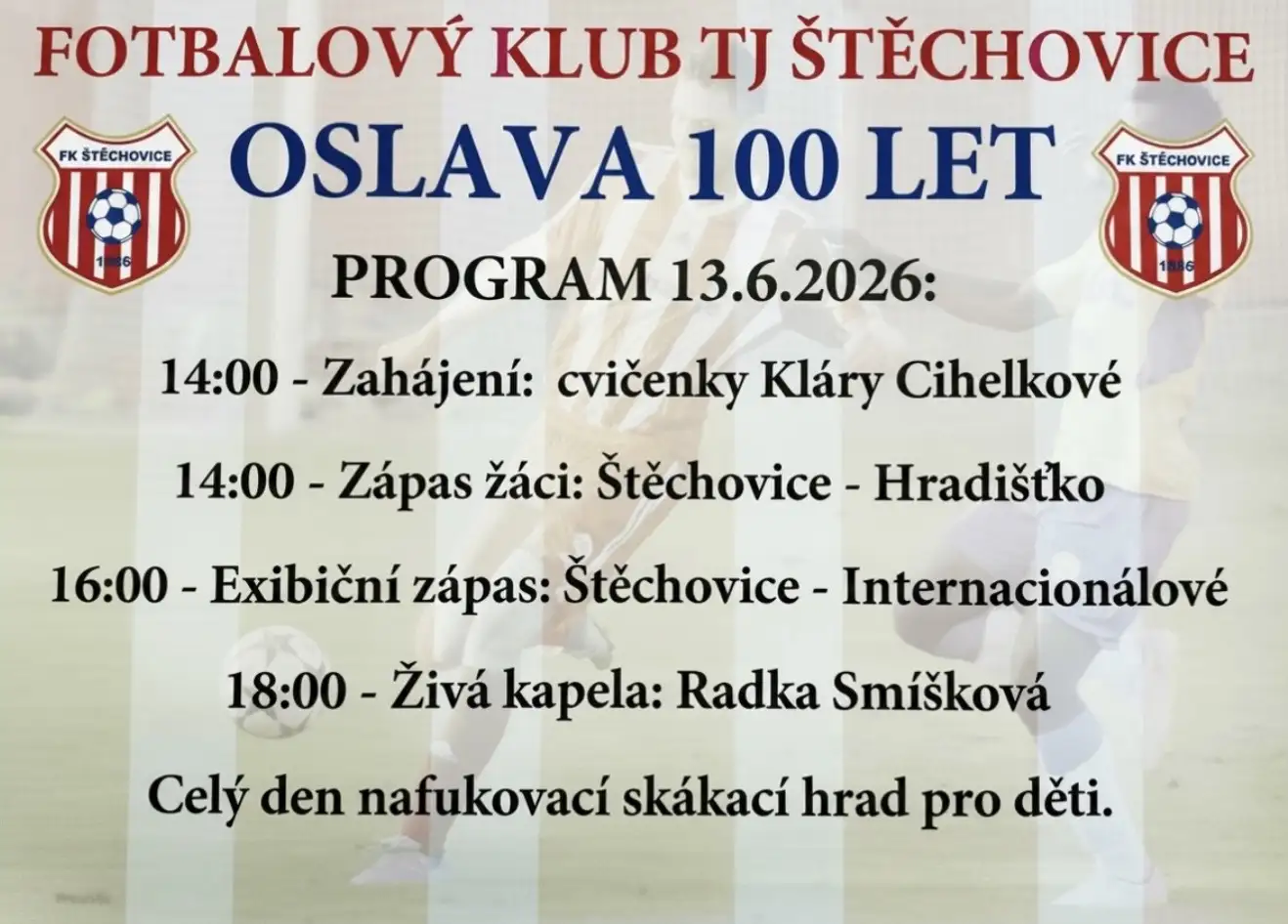 Oslava 100 let Štěchovic.